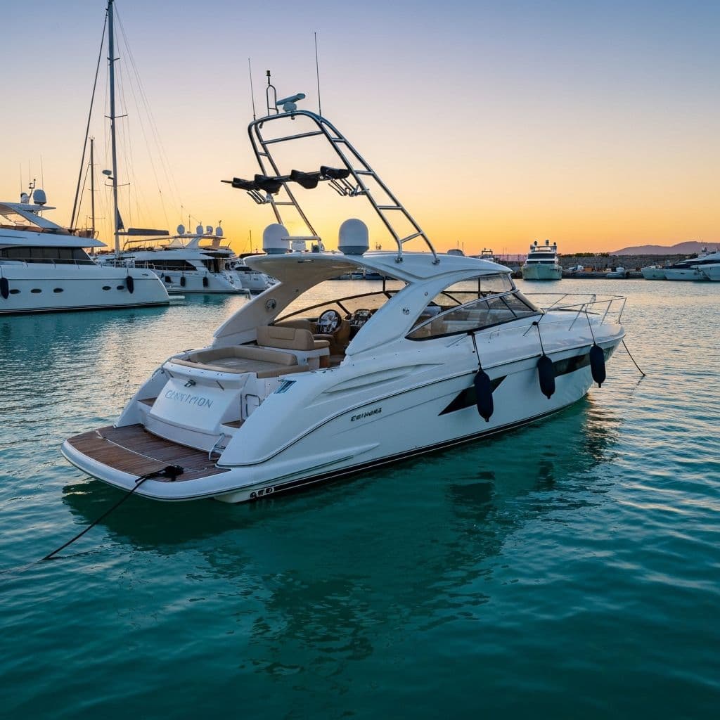 Centurion Ri265 luxury wake boat on Lake Wakatipu